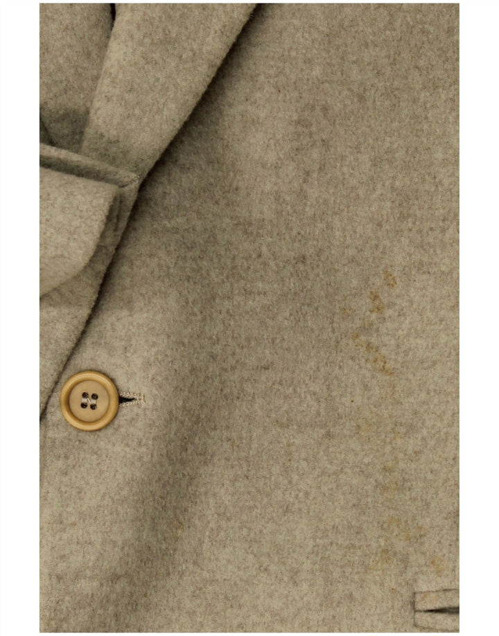 VINTAGE Veste Blazer 2 Boutons Homme IT 48 Polyamide Vert Moyen