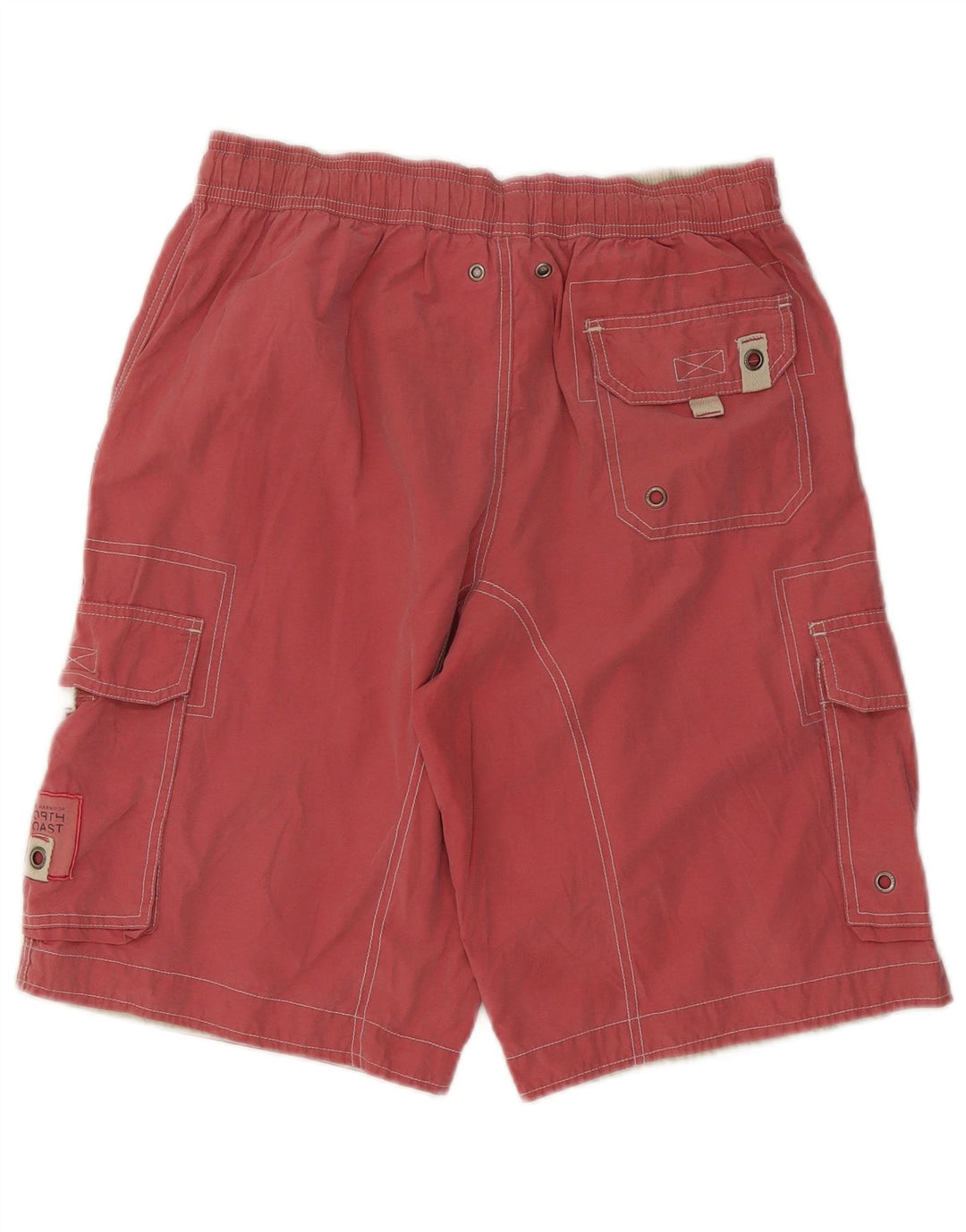 Marks & Spencer Short de Bain Homme Rouge Moyen Coton
