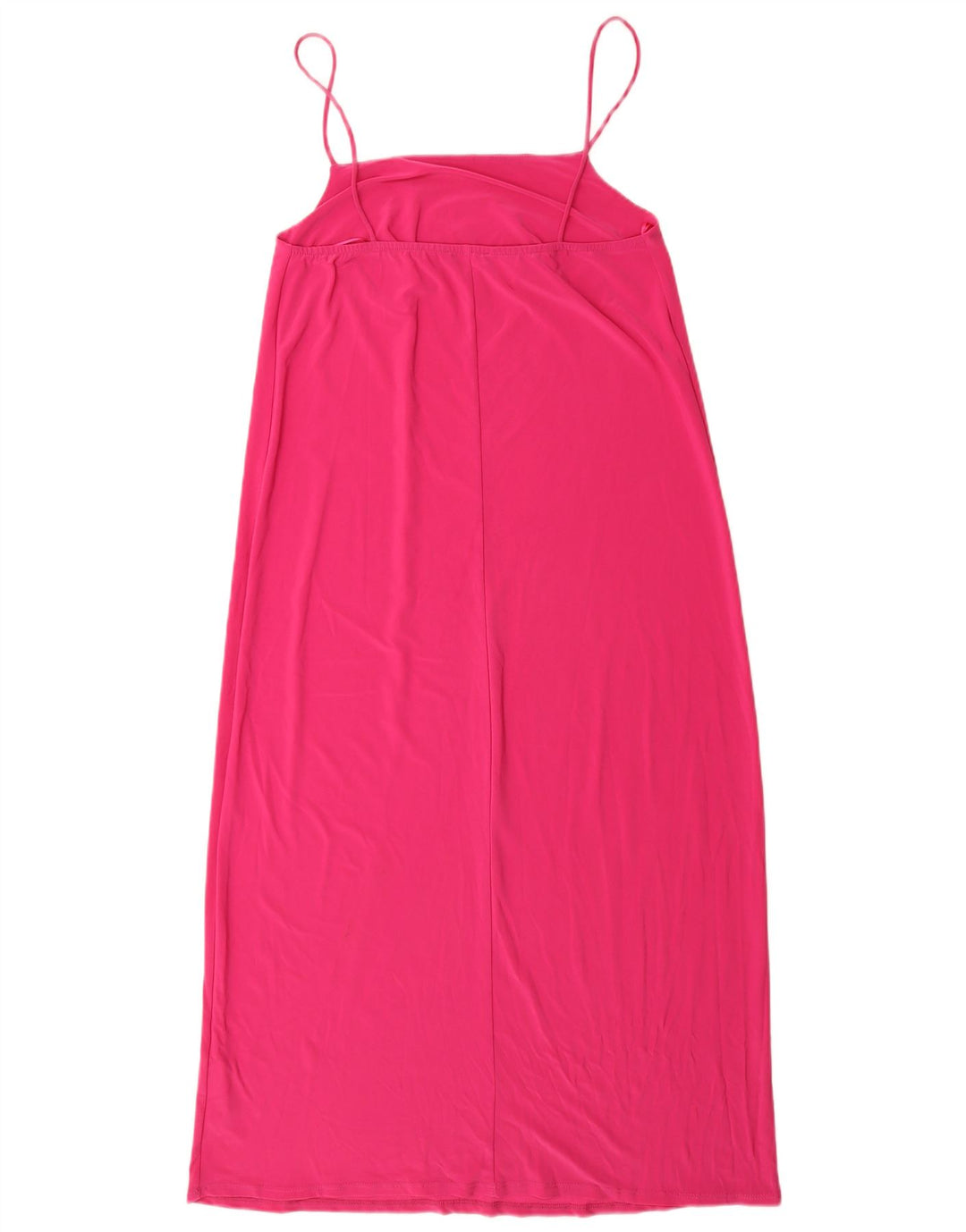 Zara Robe Slip Femme UK 14 Polyester Rose Moyen