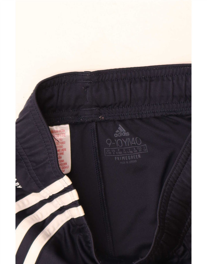Short de sport Adidas garçon 9-10 ans bleu marine polyester
