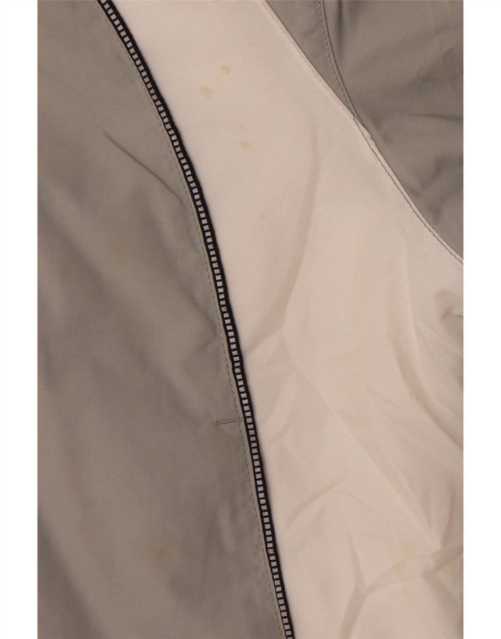 Adidas Veste rembourrée à capuche pour femme UK 10/12 Gris moyen Colourblock
