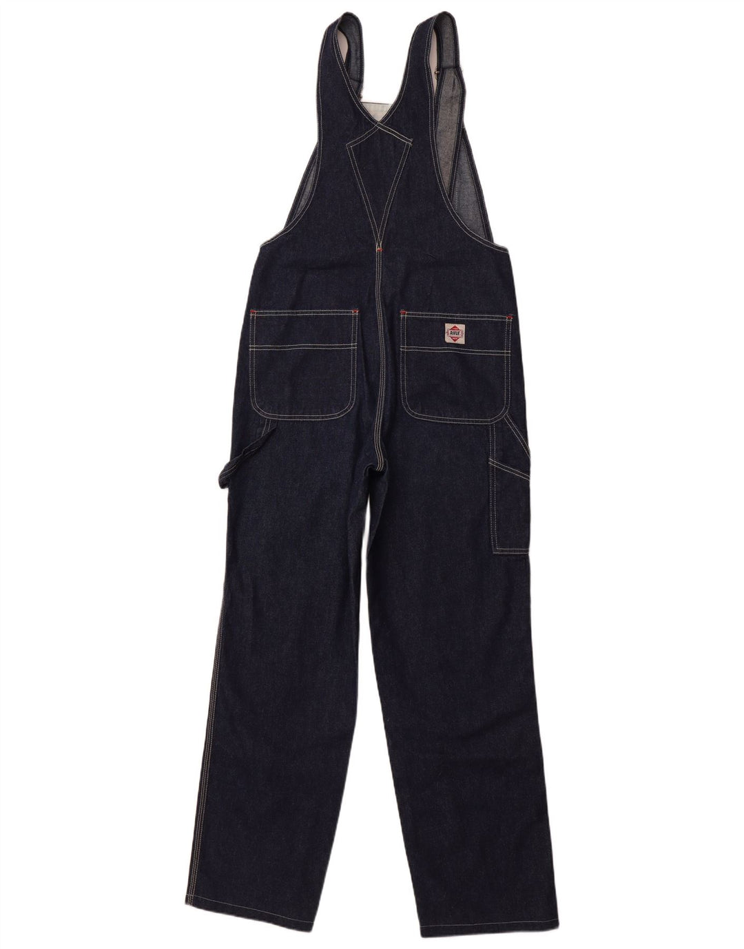 RIFLE Salopette Jeans Cargo Femme W29 L30 Bleu Marine Coton