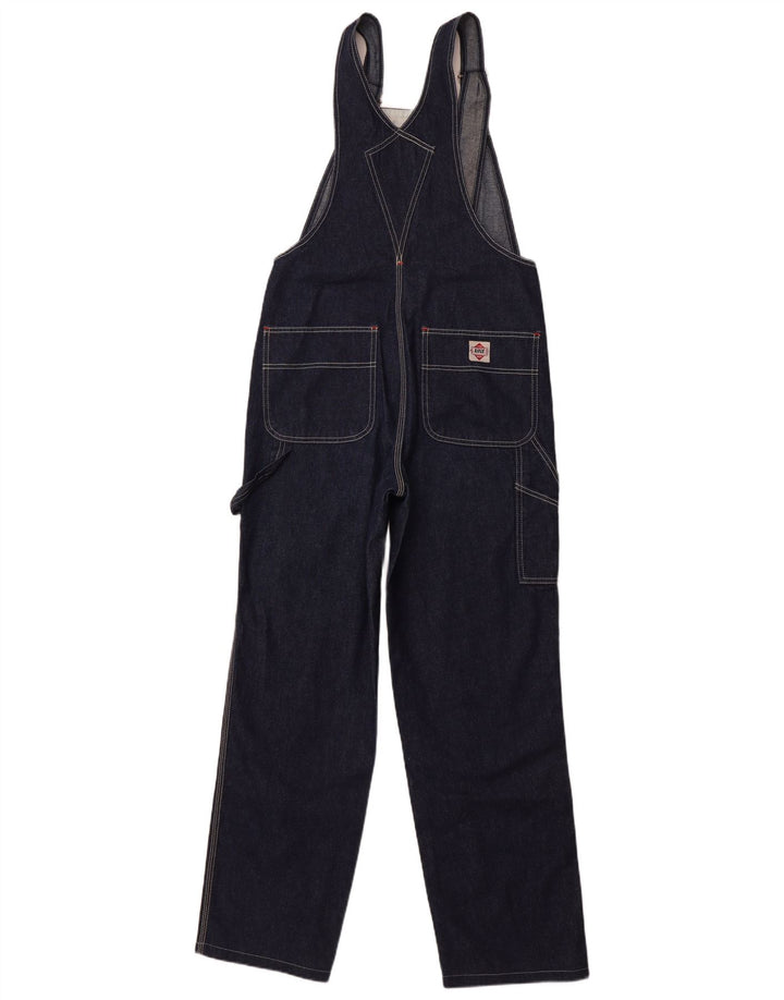 RIFLE Salopette Jeans Cargo Femme W29 L30 Bleu Marine Coton