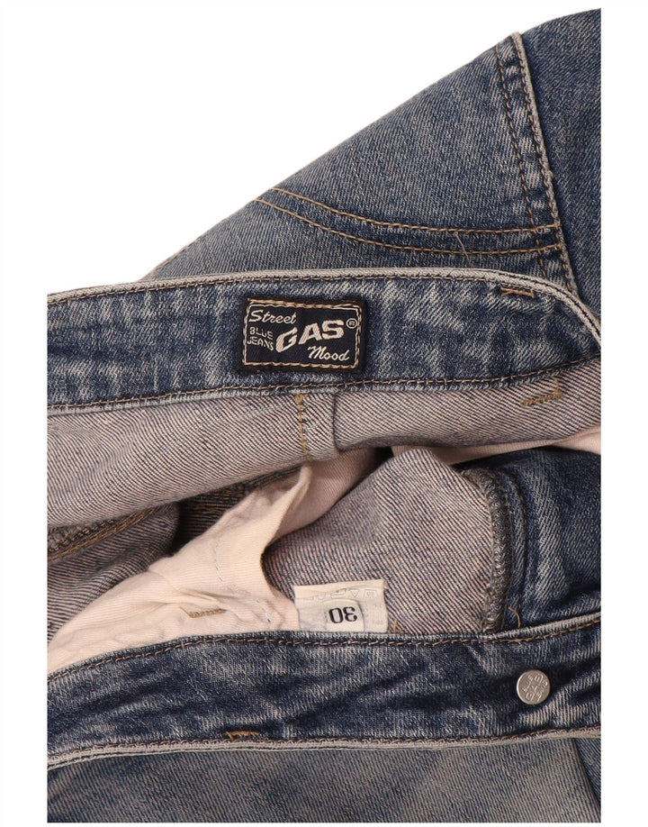 Gas Jean Slim Femme W30 L30 Bleu Coton