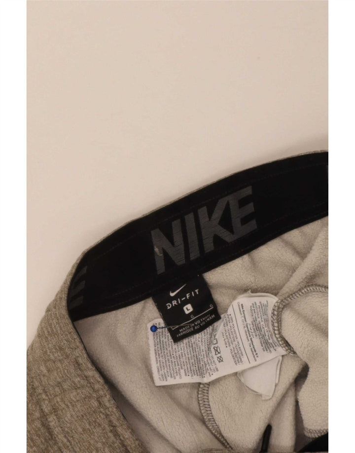 Nike Pantalon de survêtement graphique pour homme Pantalon de jogging Large Kaki Polyester