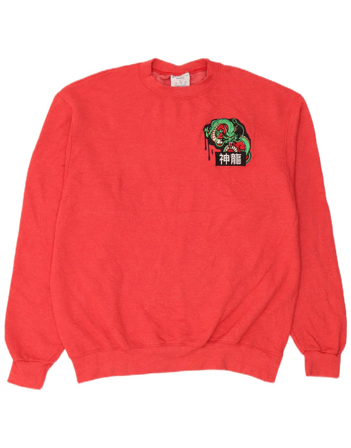 Champion Sweat-shirt graphique pour homme en coton rouge Taille L