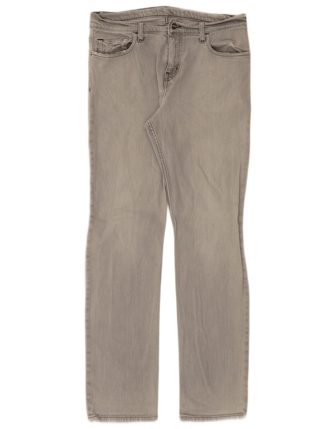 Carhartt Jean droit homme W34 L34 gris coton