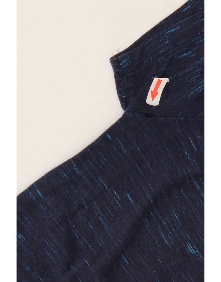 Superdry T-Shirt Top Petit Bleu Marine Moucheté Homme