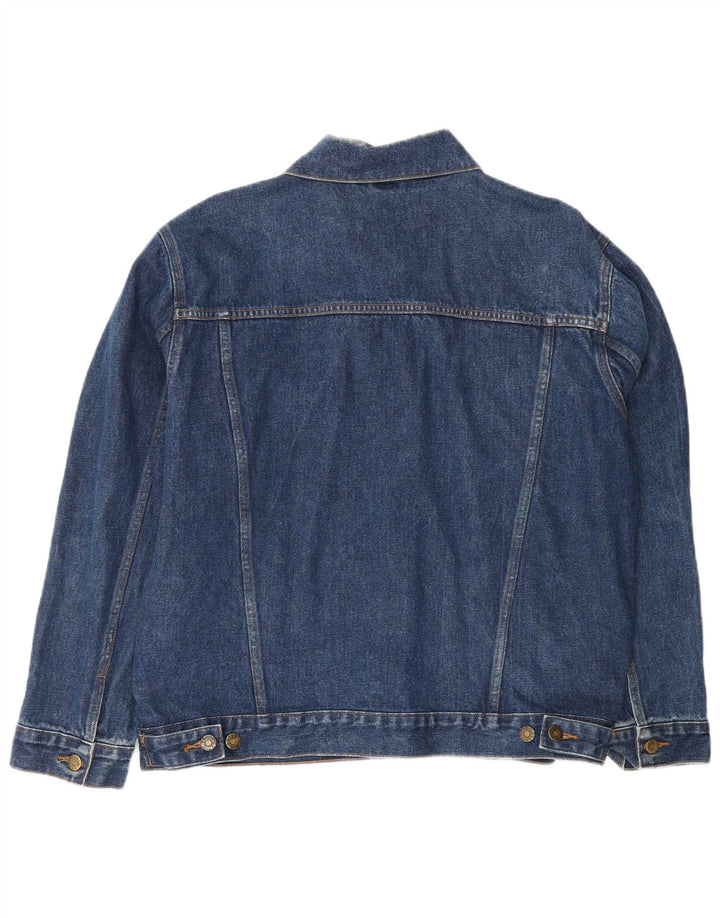 DENIM STYLE Veste en Jean Homme UK 40 Grand Bleu Coton