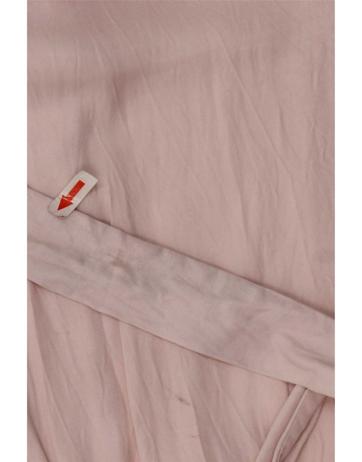 Robe portefeuille Zara Femme UK 10 Petite Viscose Rose