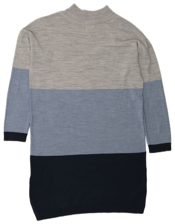 Fat Face Womens Jumper Dress UK 12 Medium Multicoloured Colourblock