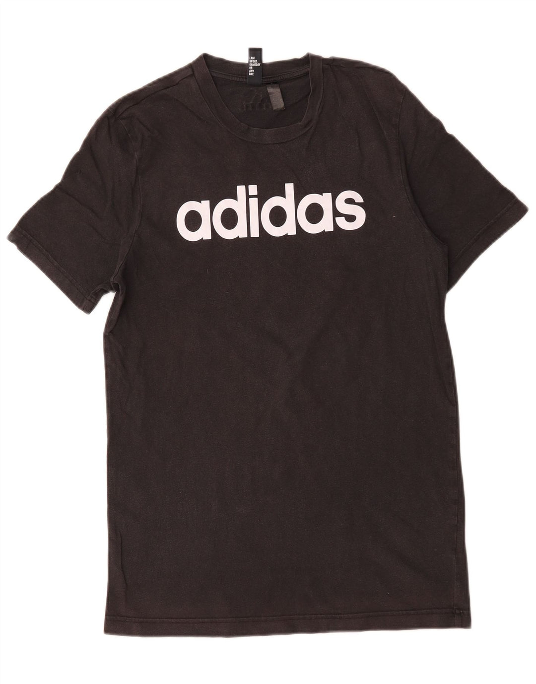 Adidas T-shirt graphique pour homme en coton noir moyen