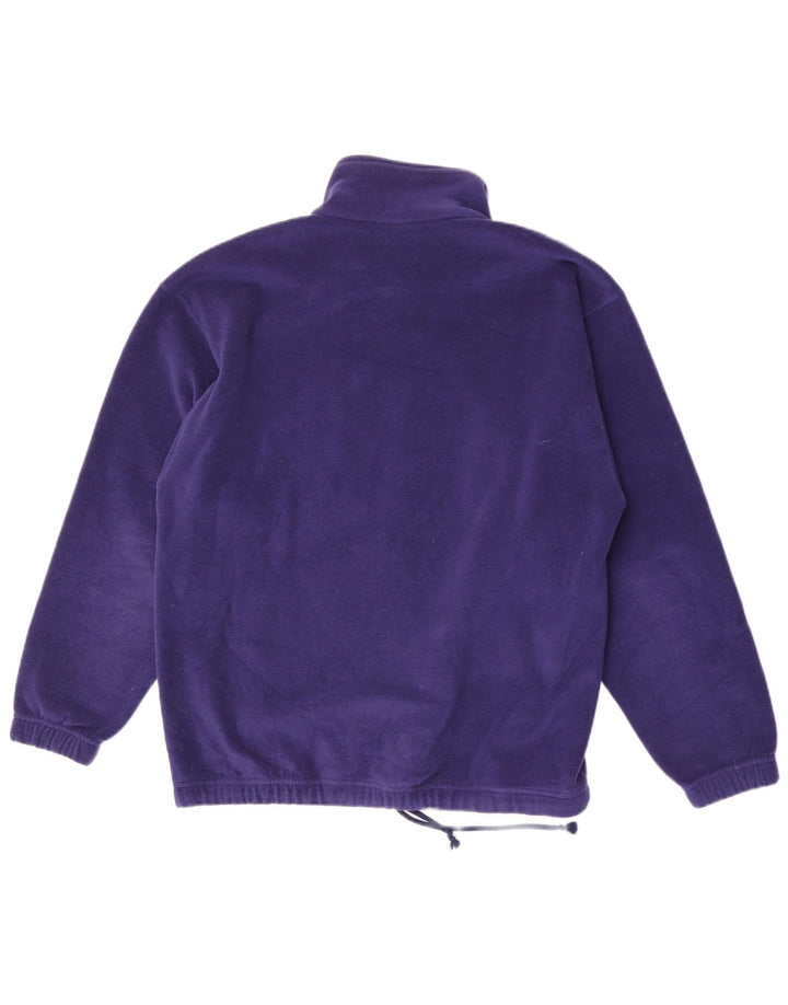 Sergio Tacchini Pull polaire à col zippé pour homme, grand violet