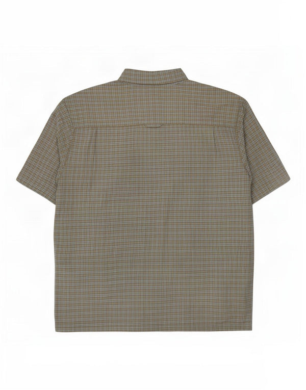 The North Face Chemise à manches courtes pour homme XL Vert Check Modal