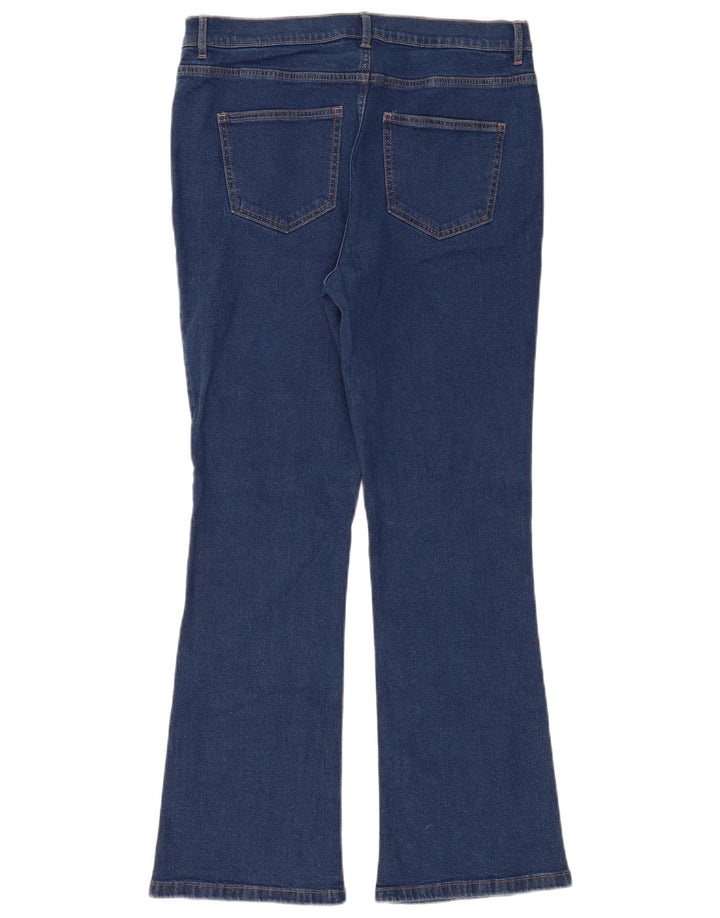 Marks & Spencer Jean bootcut slim régulier pour femme UK 14 Large W34 L30 Bleu