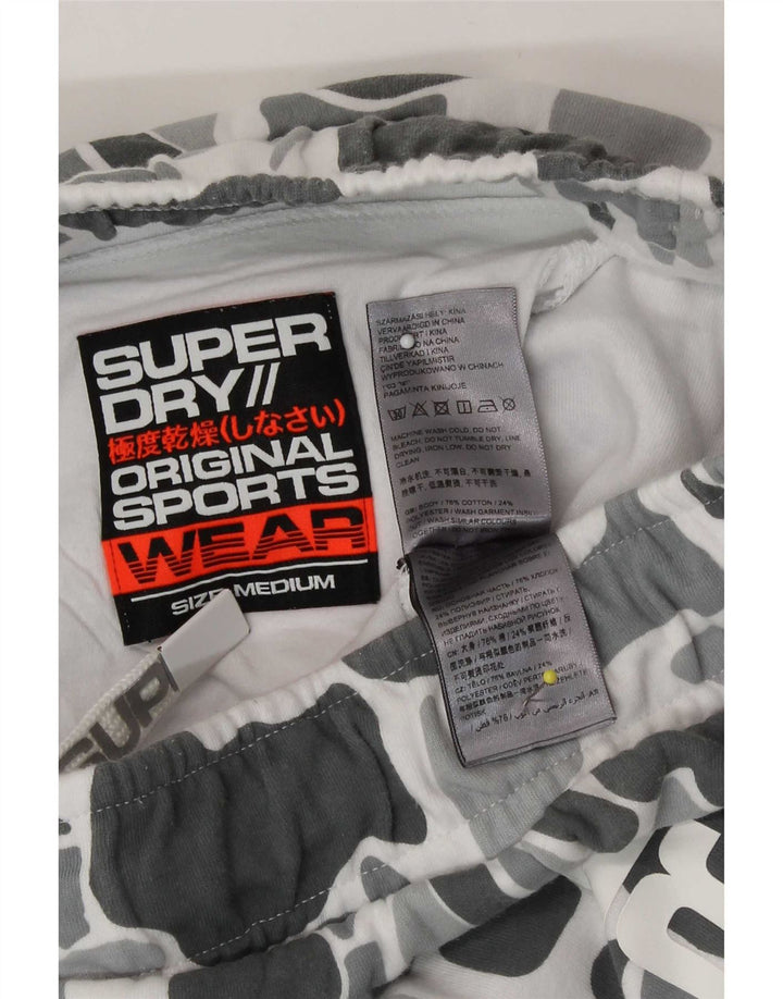 Superdry Short Graphic Sport Homme Gris Moyen Camouflage Coton