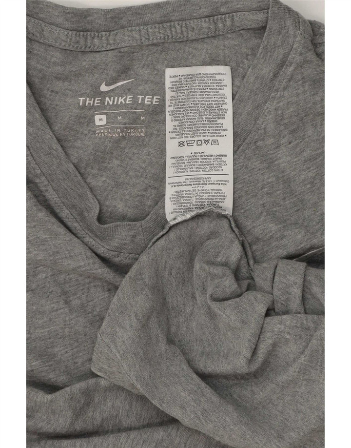 Nike T-Shirt Homme Gris Moyen Moucheté Coton