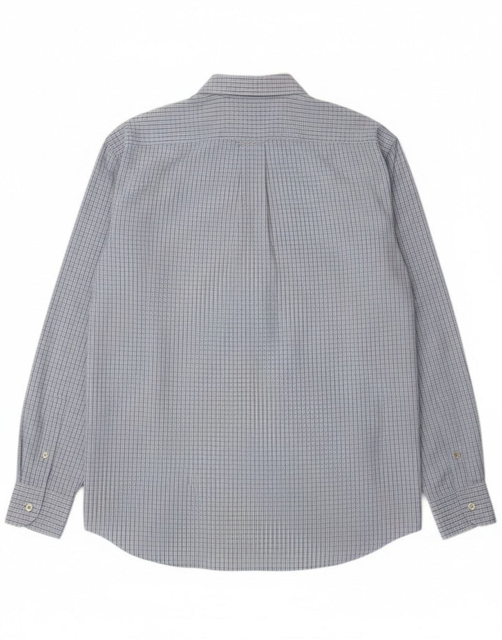 Harmont & Blaine Chemise Regular Fit XL en coton vichy bleu pour homme