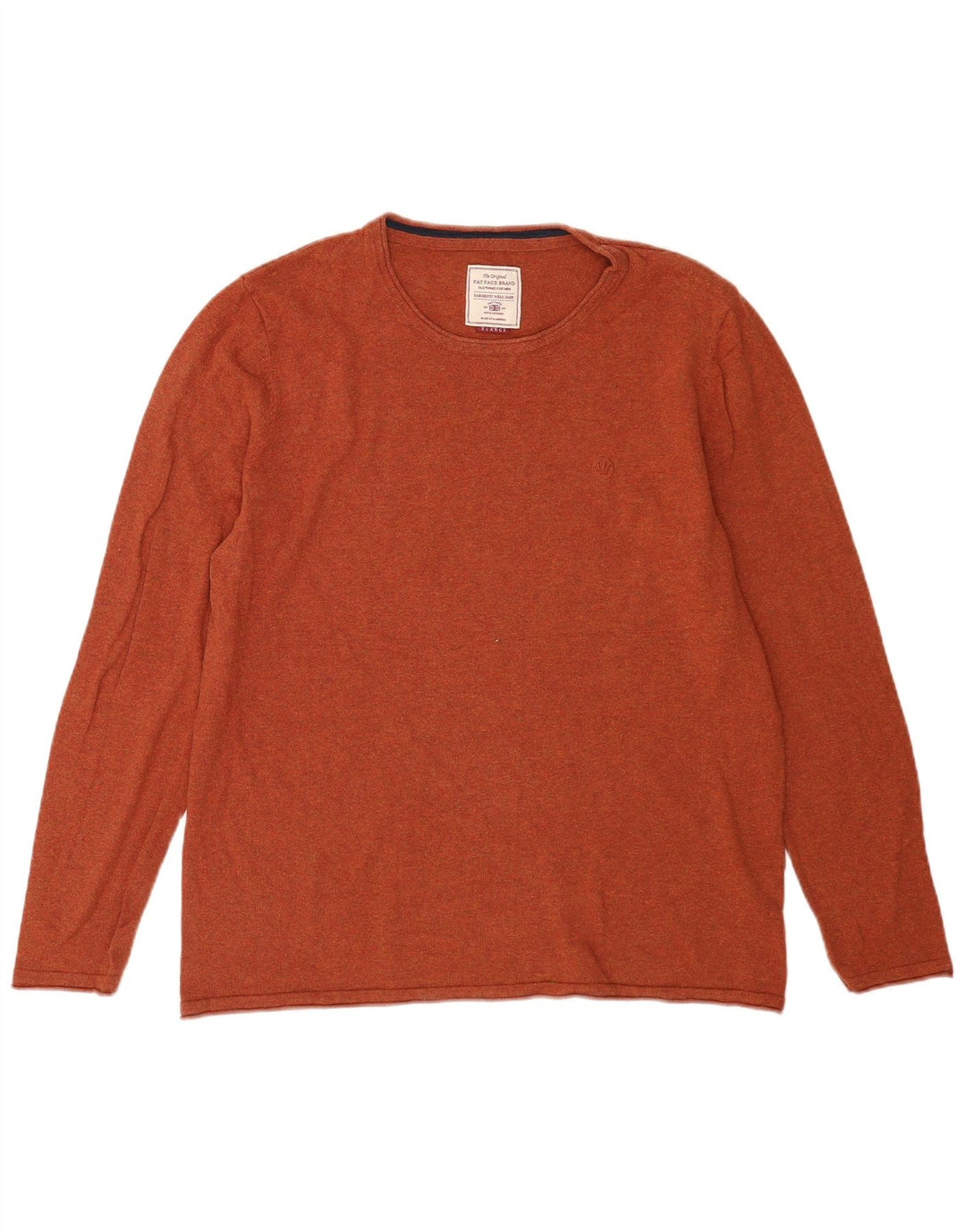 Fat Face Haut Homme Manches Longues XL Marron Coton
