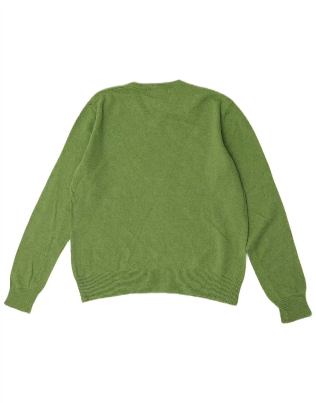 Kappa Pull col V coupe classique pour homme en laine d'agneau Vert Small