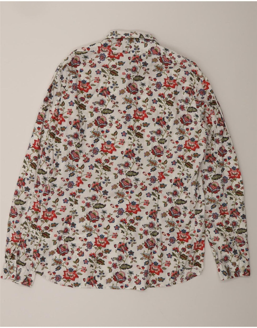 REPLAY Chemise Homme XL Coton Floral Multicolore