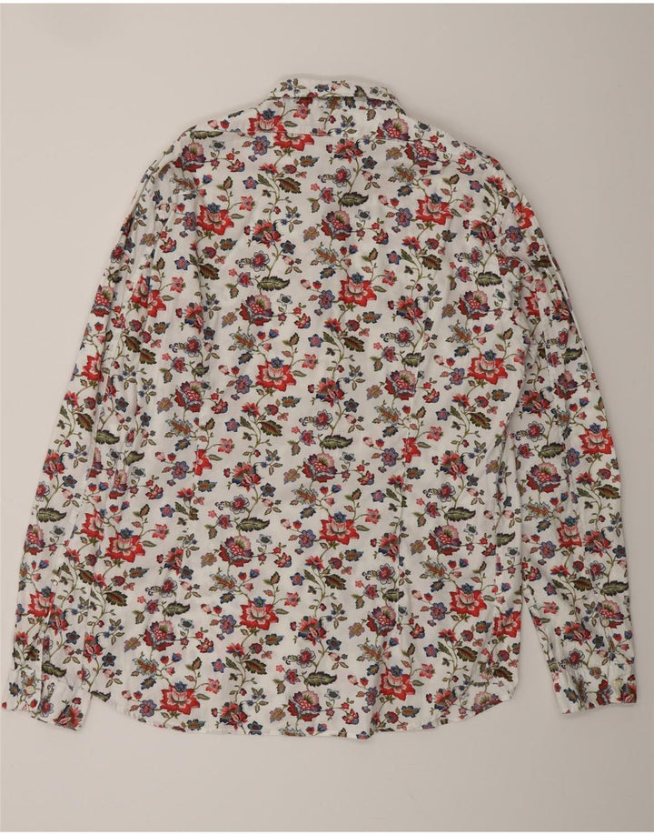 REPLAY Chemise Homme XL Coton Floral Multicolore
