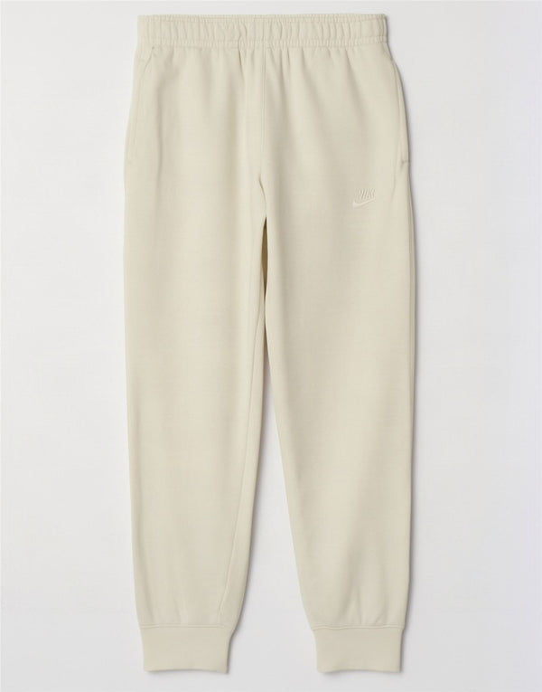 Nike Pantalon de survêtement pour femme Joggers UK 10 Small Blanc Coton