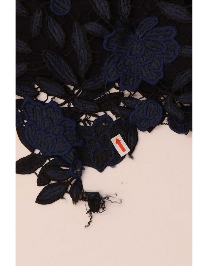 Lipsy Robe trapèze pour femme UK 44 Medium Bleu marine Floral Polyester