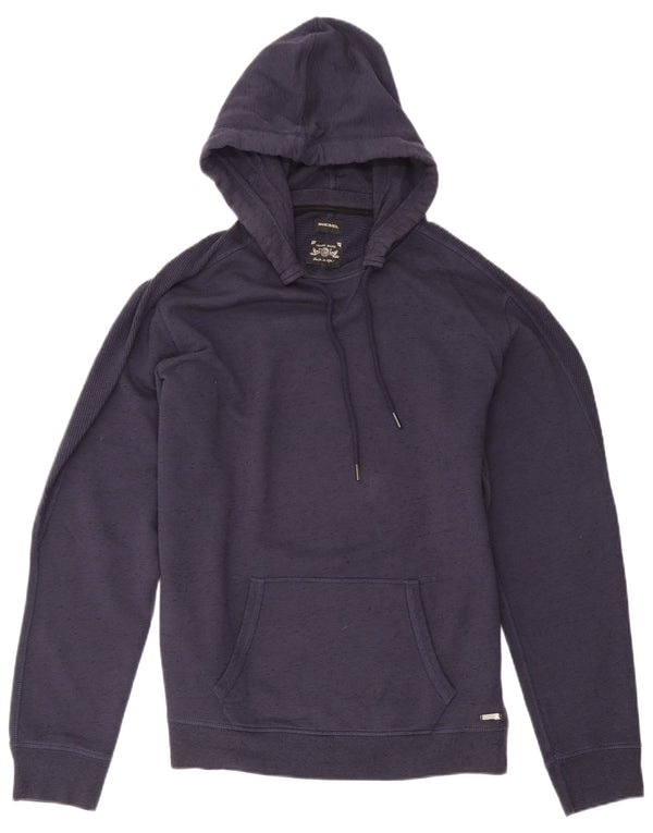 Diesel Pull à capuche XL Bleu marine en coton pour homme