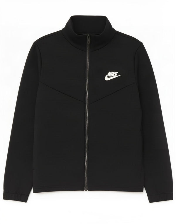 Veste de survêtement Nike garçon graphique 10-11 ans noir moyen polyester