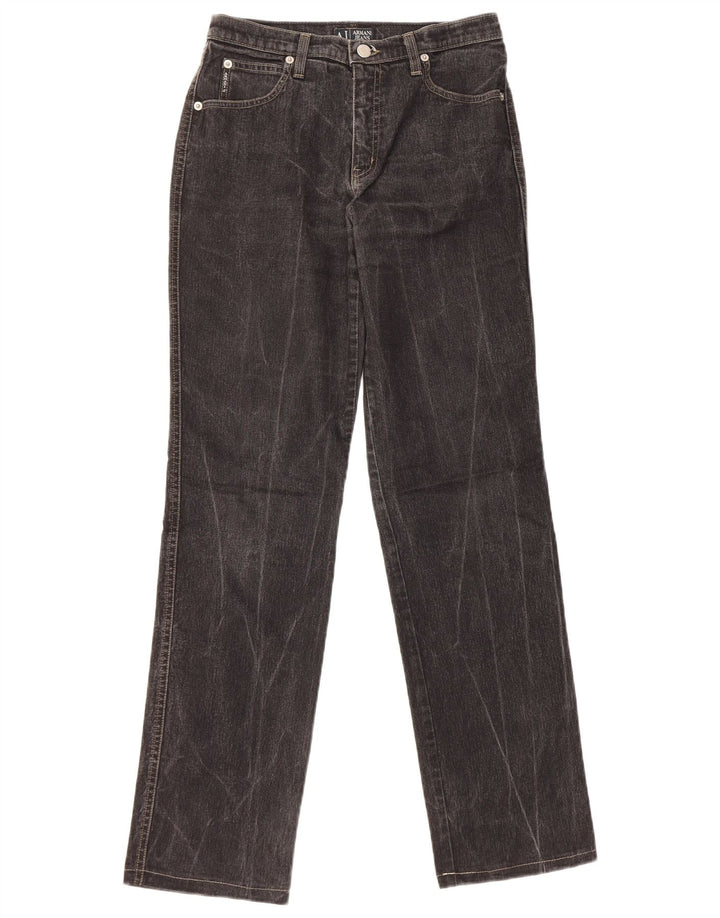 Armani Femme Jean Droit W28 L30 Coton Noir