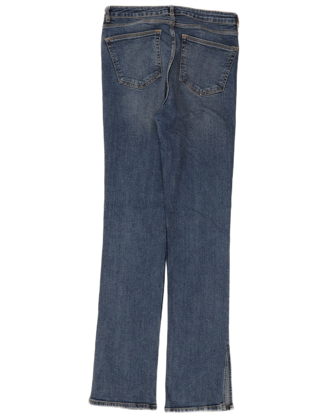 Zara Jean Bootcut Femme EU 40 Moyen W30 L34 Bleu Coton