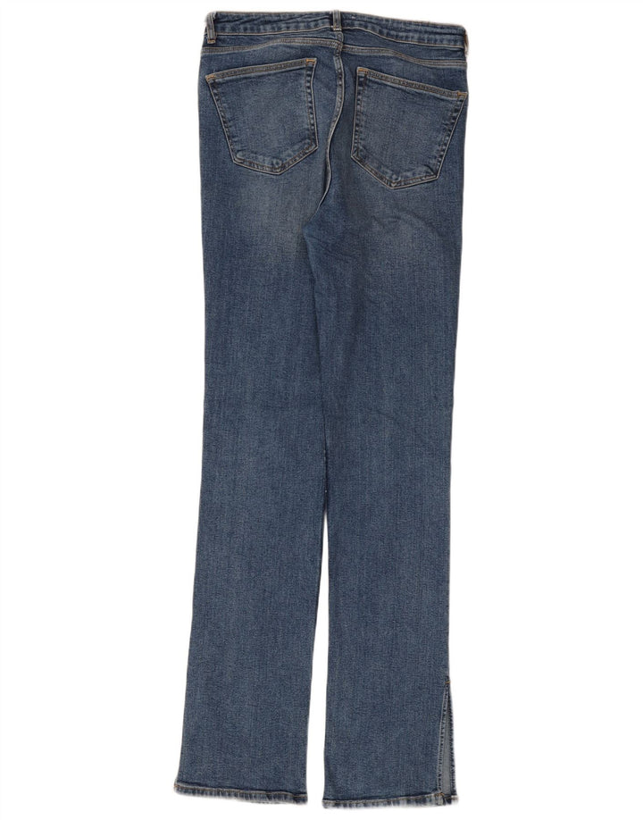 Zara Jean Bootcut Femme EU 40 Moyen W30 L34 Bleu Coton