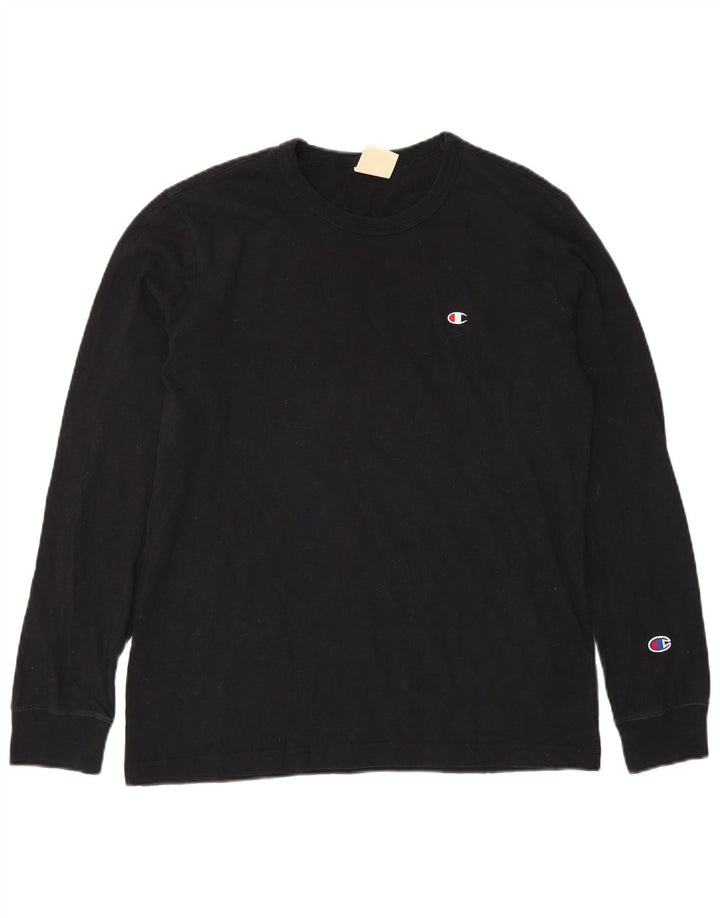Champion Haut à manches longues pour homme en coton noir XS
