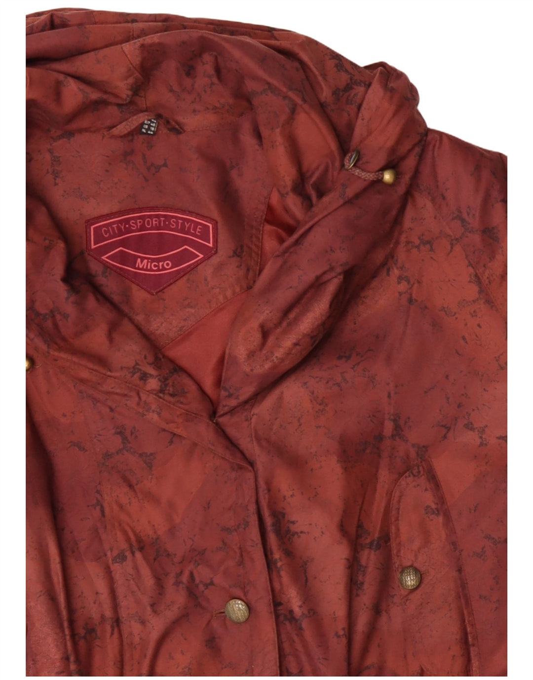 Incognito Manteau coupe-vent surdimensionné à capuche pour femme UK 18 XL Marron