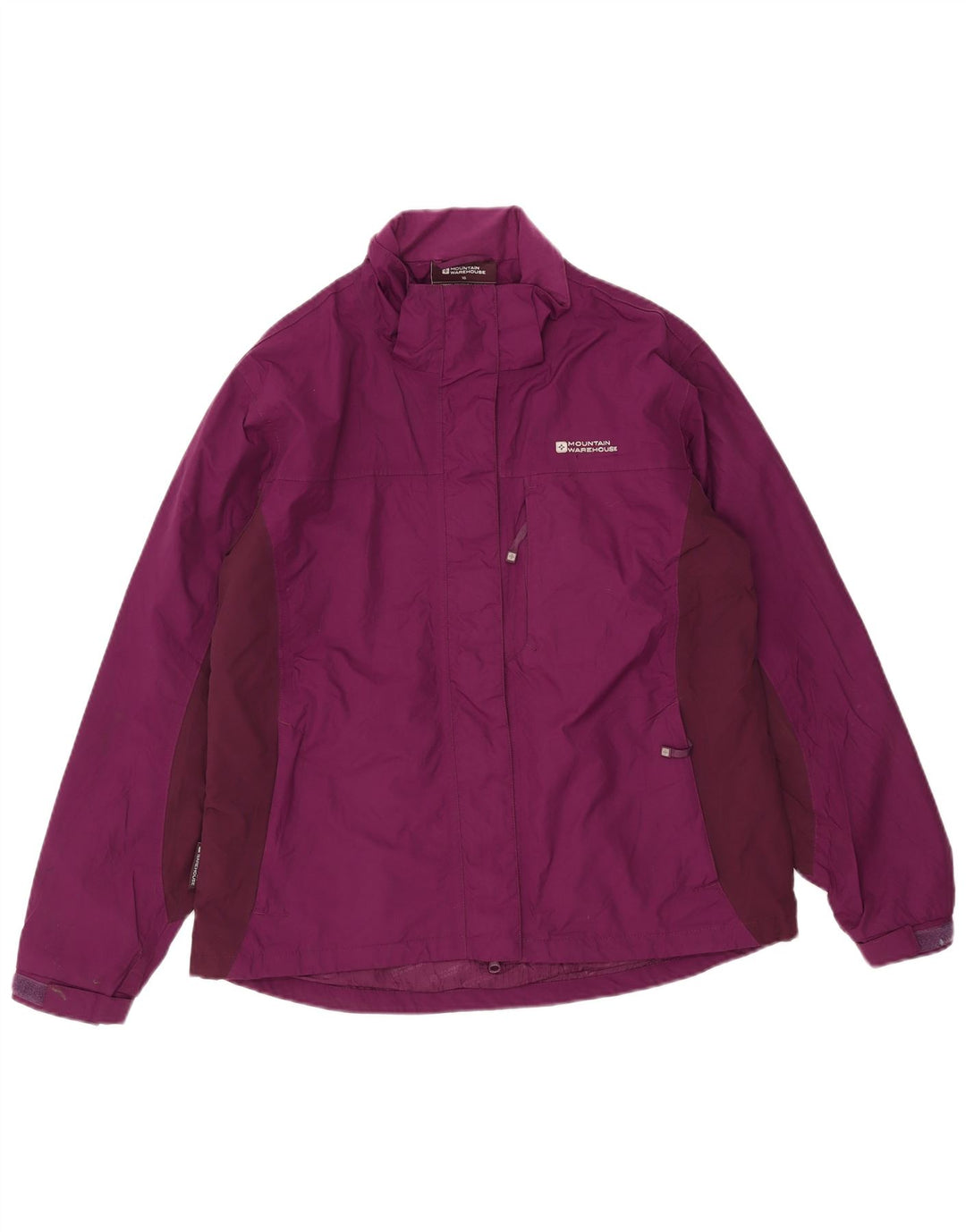 Mountain Warehouse Veste de pluie pour femme UK 16 Large Violet Colourblock Nylon