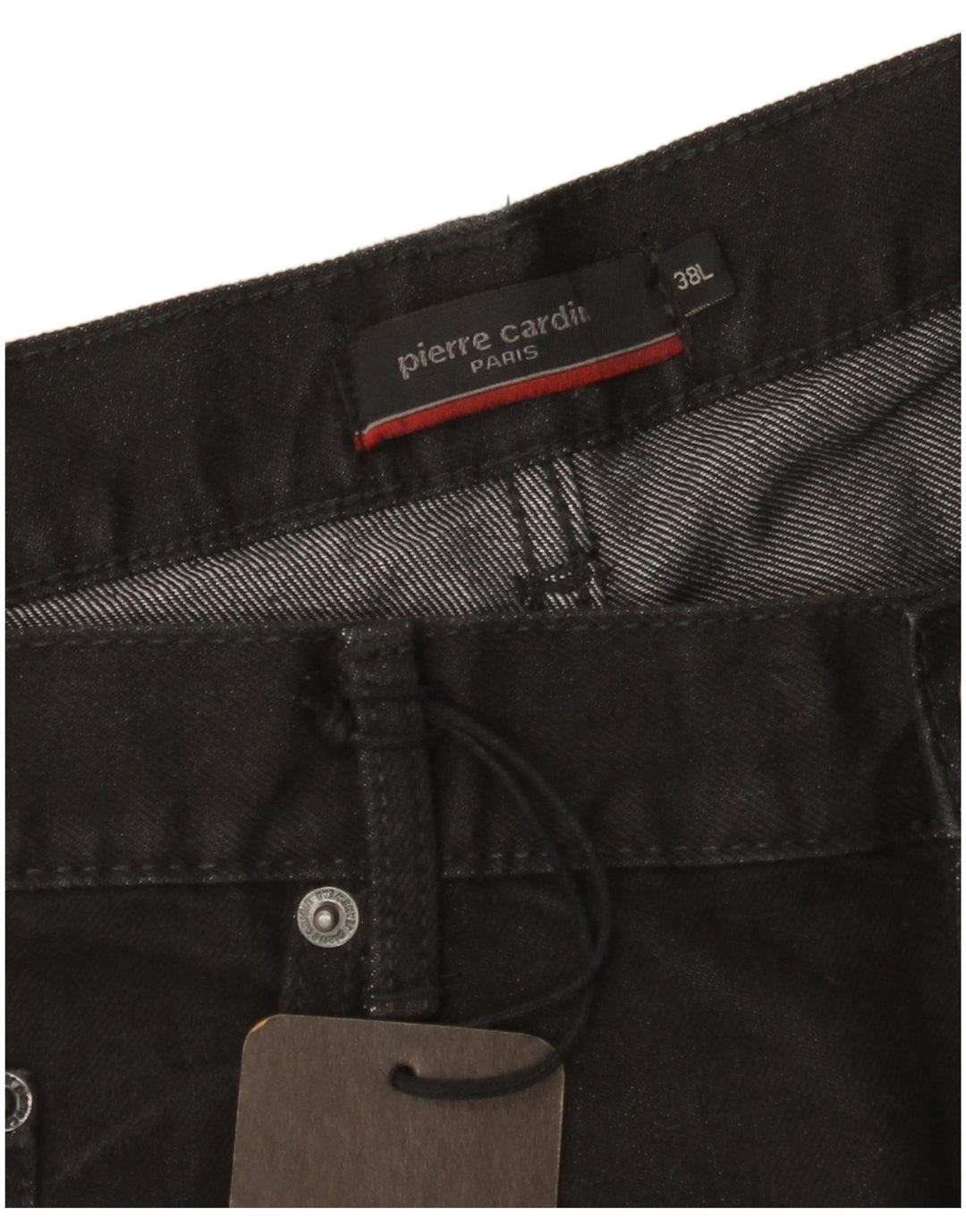 PIERRE CARDIN Jean Droit Paris Homme W38 L34 Coton Noir