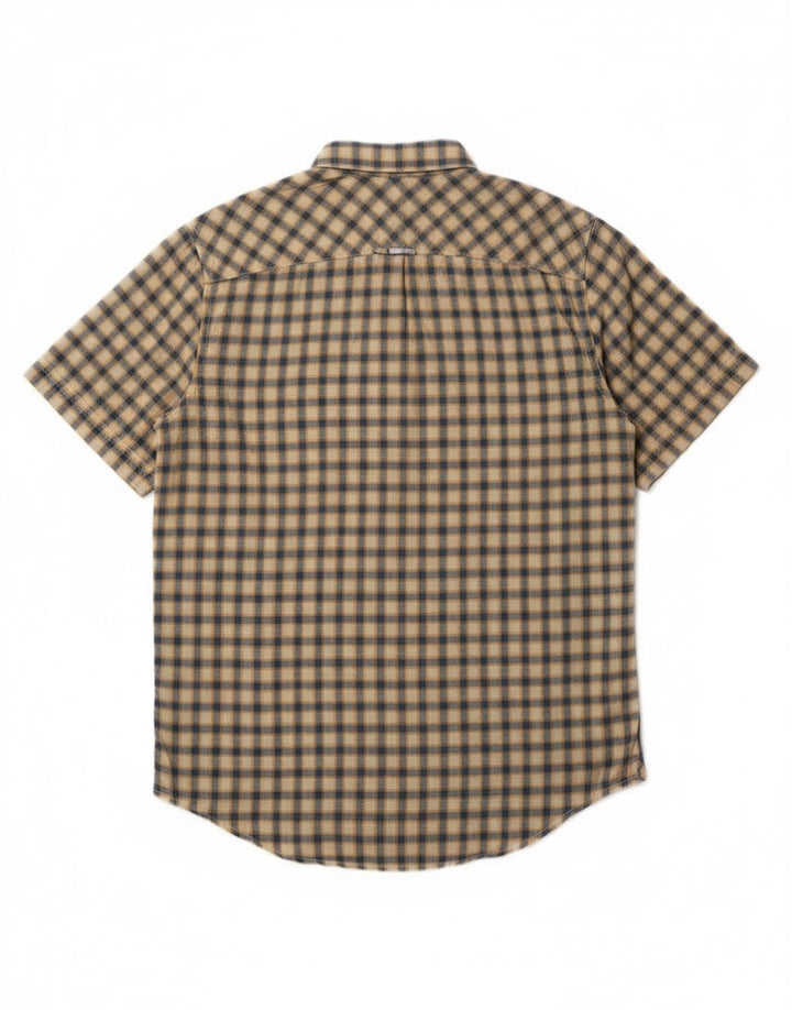 Timberland Chemise à manches courtes Earthkeepers pour homme Petit carreaux jaunes