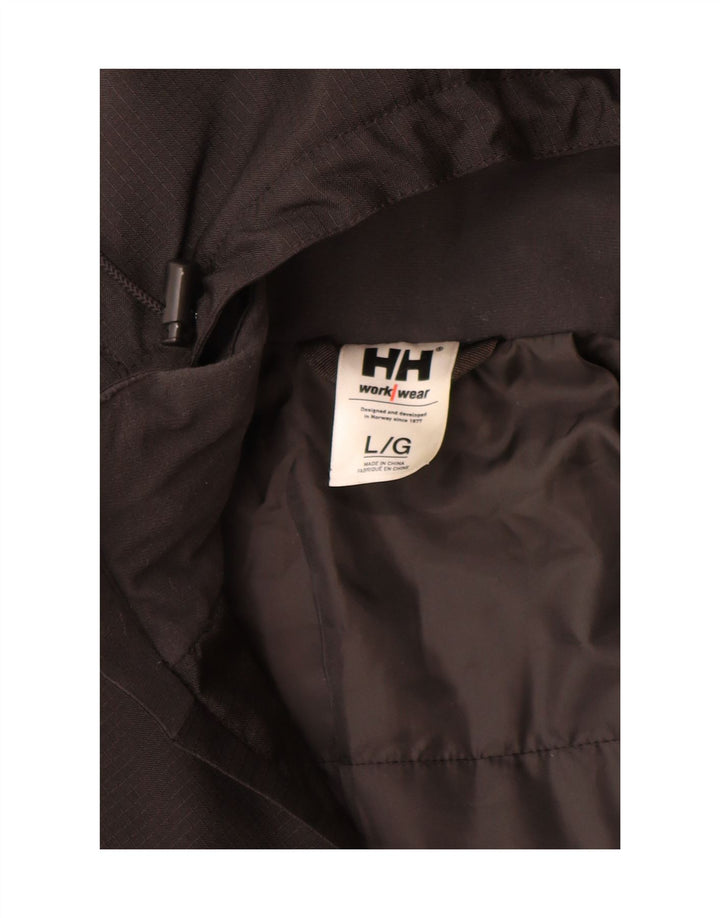 Helly Hansen Veste coupe-vent graphique pour homme UK 40 Large Marron Colourblock