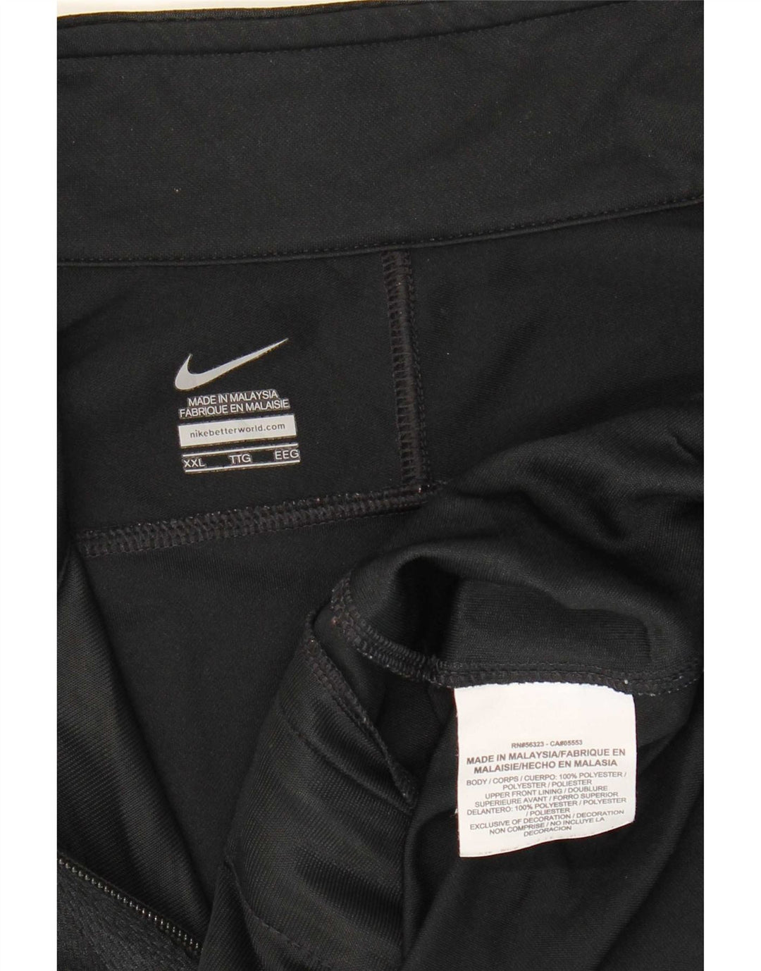 Nike Veste de survêtement pour homme 2XL Noir Polyester