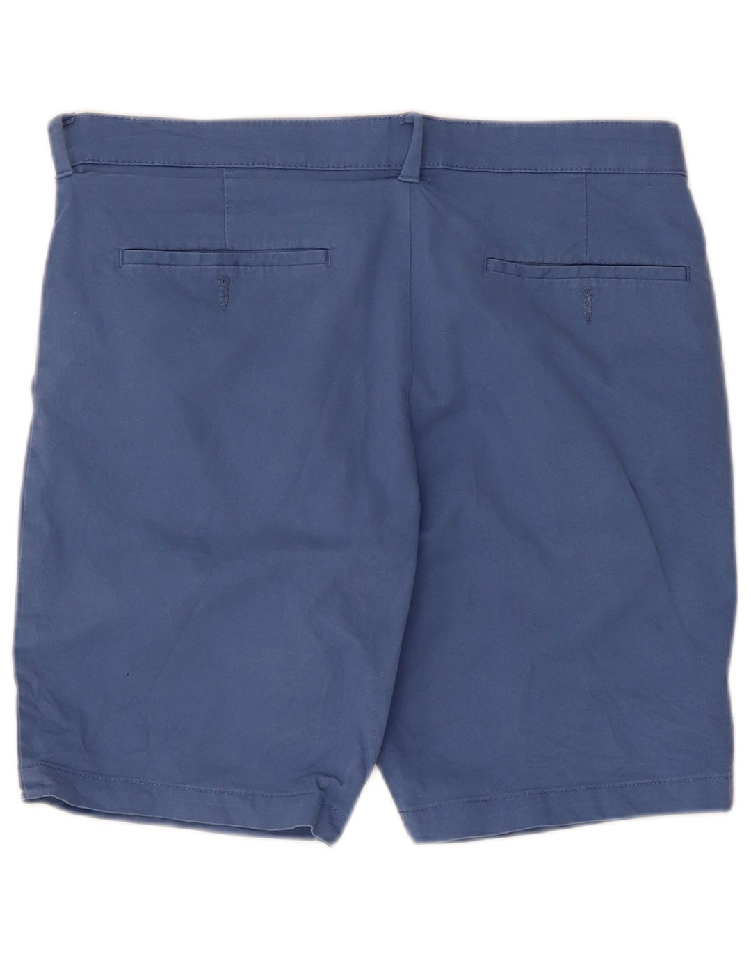 Marks & Spencer Short Chino Homme W32 Bleu Moyen Coton