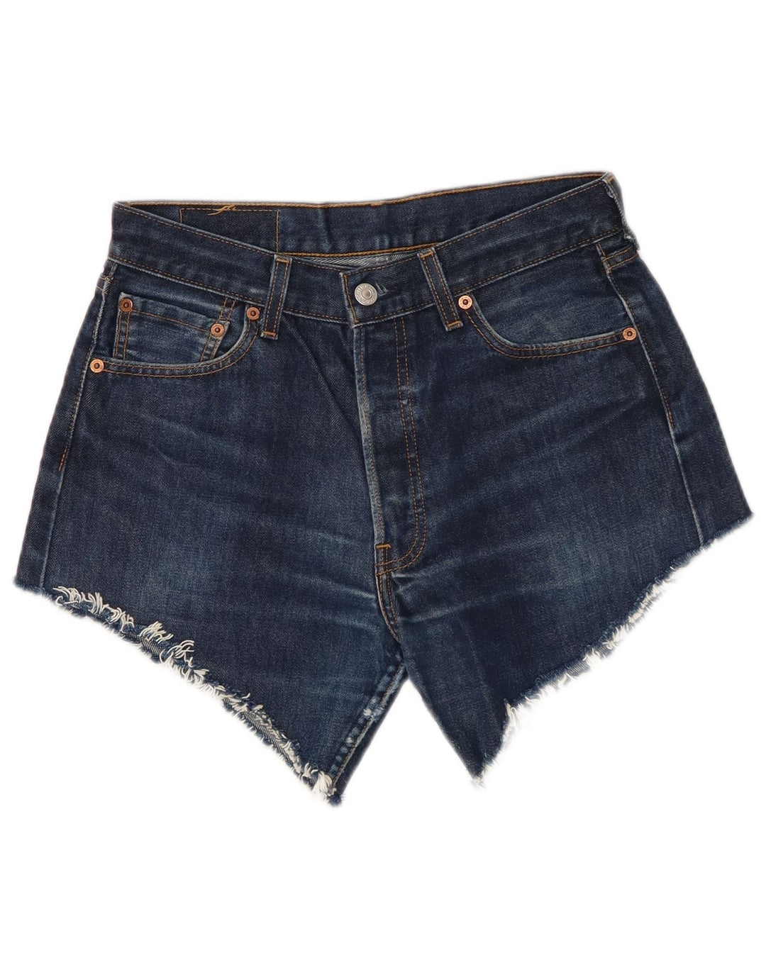 Levi's Short en Jean 501 Femme W30 Bleu Moyen