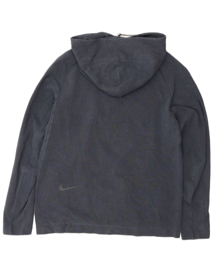 NIKE Pull à capuche zippé pour homme Bleu marine moyen
