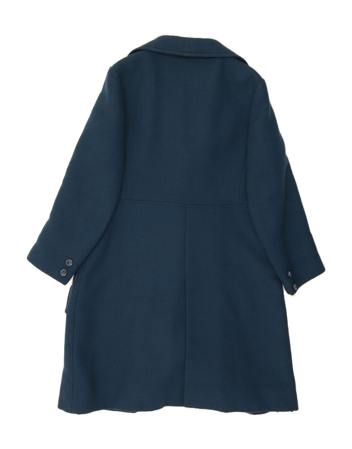MODYVA Womens Overcoat UK 14 Medium Blue Vintage Modyva and Second-Hand Modyva from Messina Hembry 