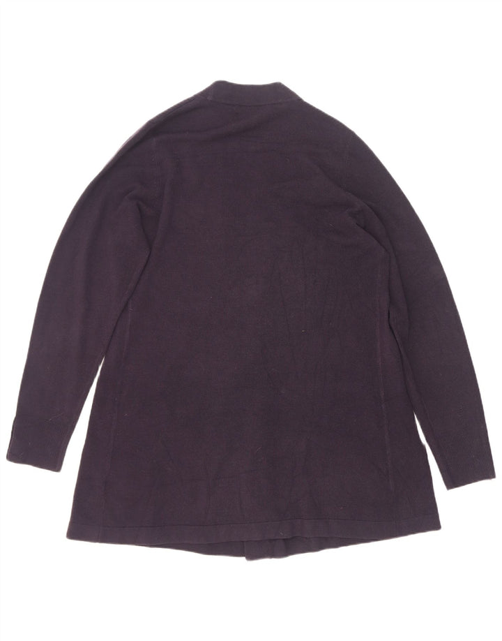 Marks & Spencer Pull cardigan long pour femme UK 12 Bleu marine moyen