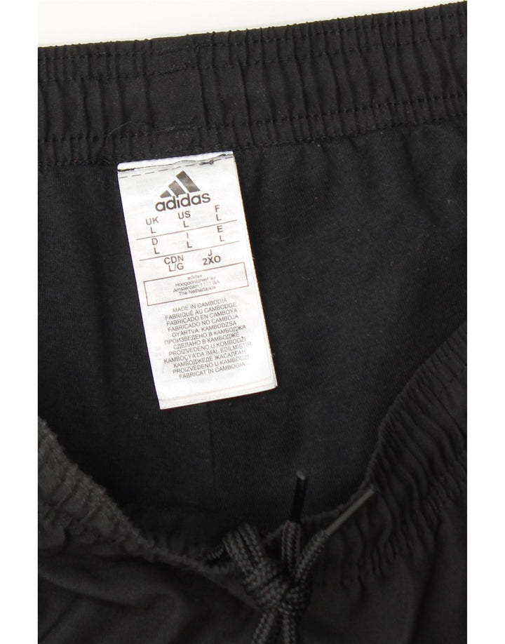 Adidas Pantalon de survêtement pour homme Joggers Large Noir Polyester