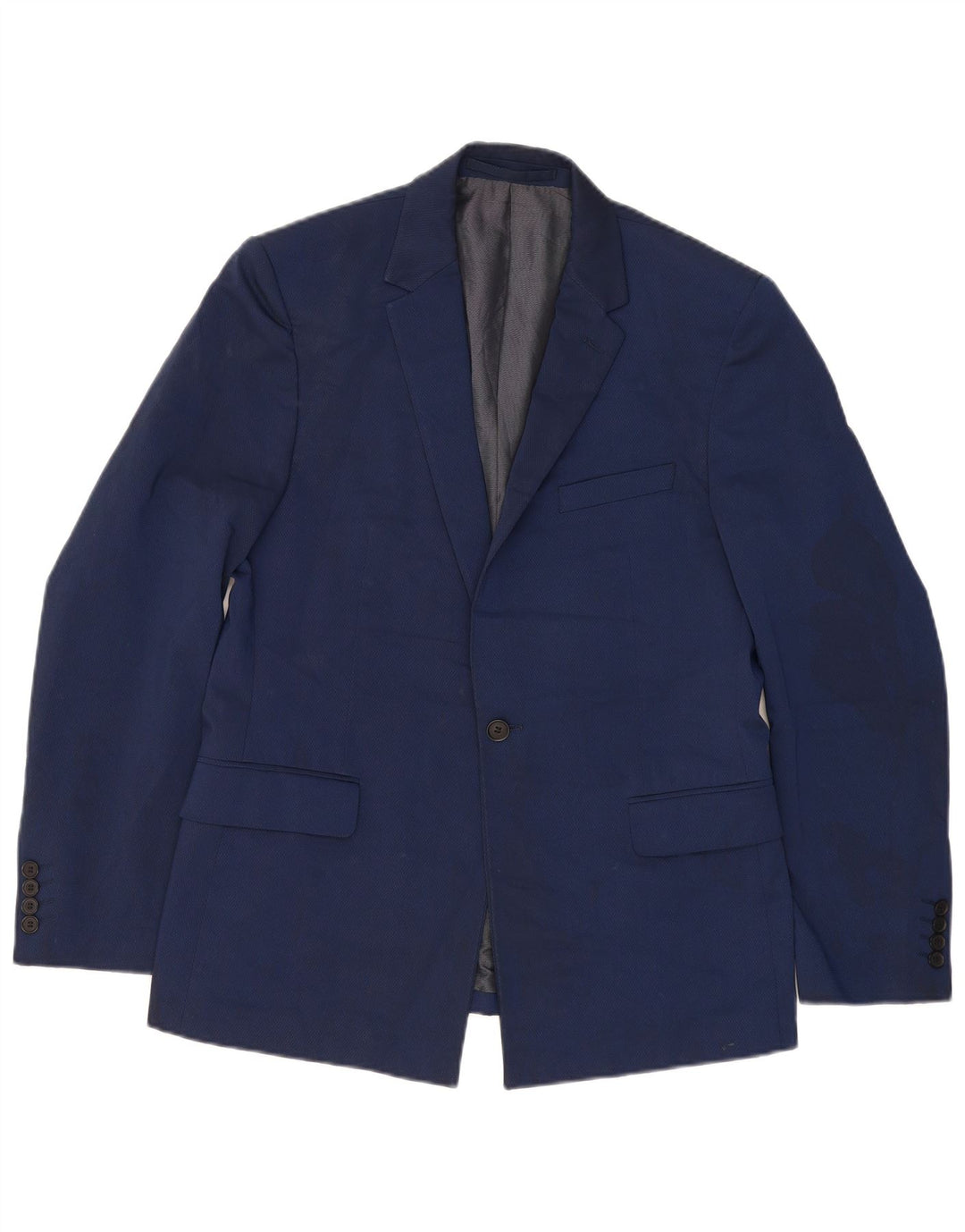 Marks & Spencer Veste blazer à 1 bouton pour homme UK 40 Large Bleu marine classique