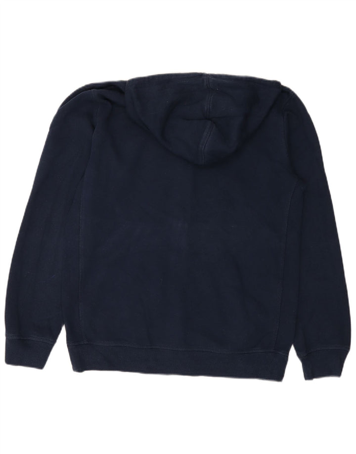 Adidas Pull à capuche zippé pour homme Petit coton bleu marine