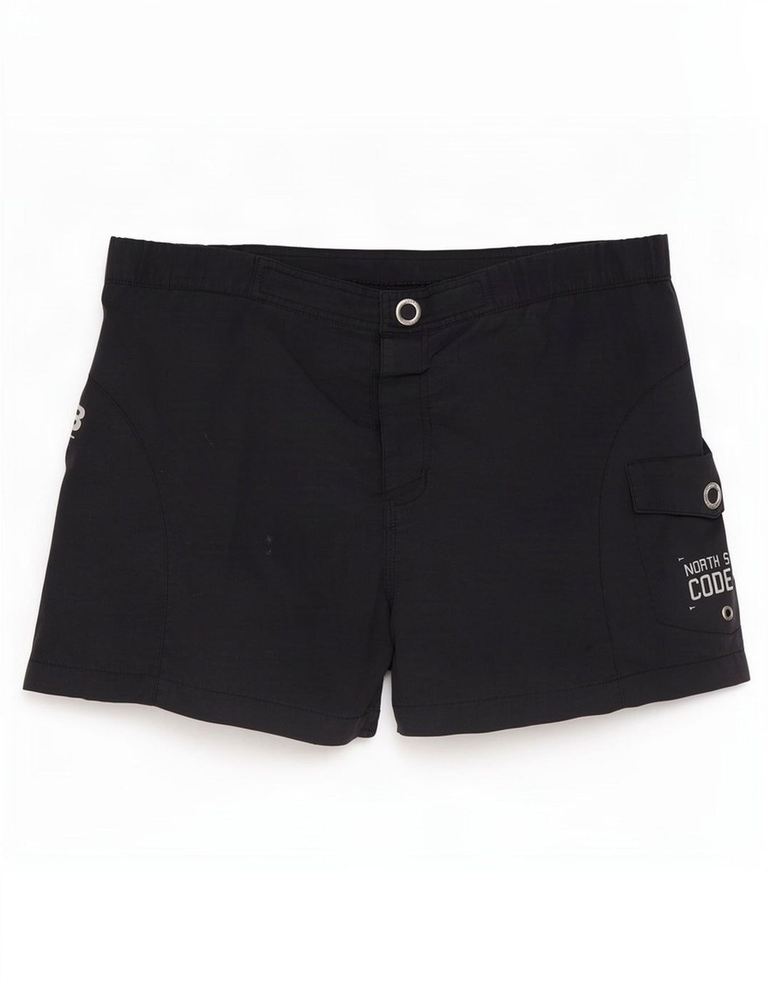 North Sails Short de bain graphique pour hommes en nylon bleu marine grand