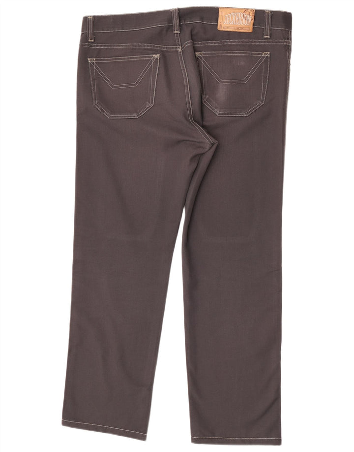 Jeckerson Jean droit homme W40 L30 gris coton